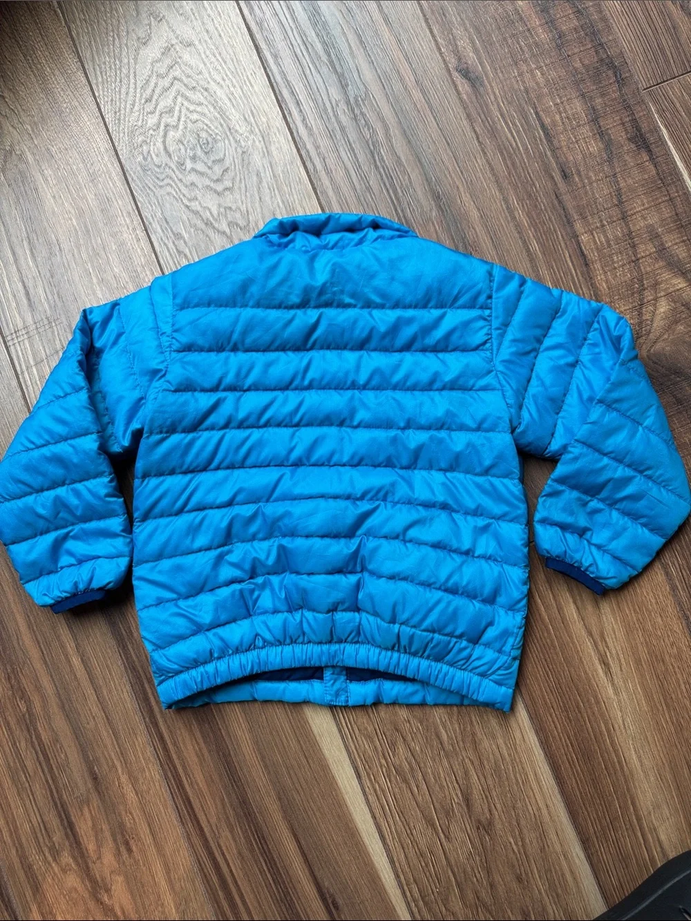 3T Patagonia Kids Vibrant Blue Quilted Puffer Jacket